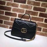 7 Star Gucci Luxury Gg Marmont Top Handle 498110 Bag