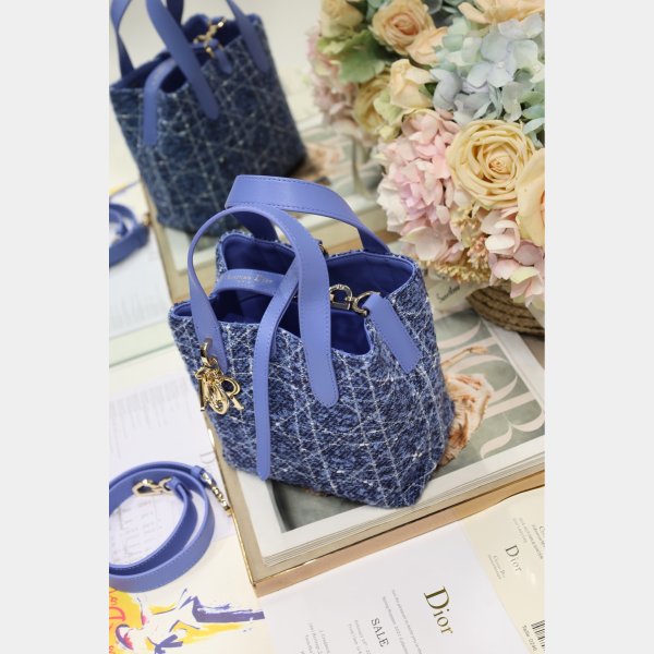 Dior Toujours Vertical Tote Bag Cannage