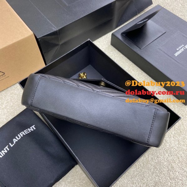 YSL Fake 392737 College Bag in Matelasse Leather