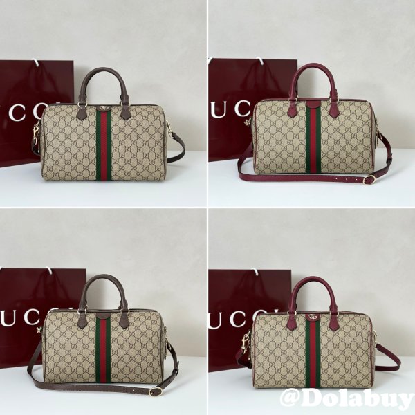 Gucci Wholesale 836824 Ophidia Large Boston Bag