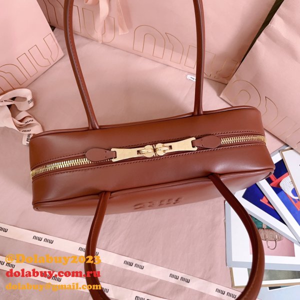 Miu Miu Leather Top Handle Bag 5BB172