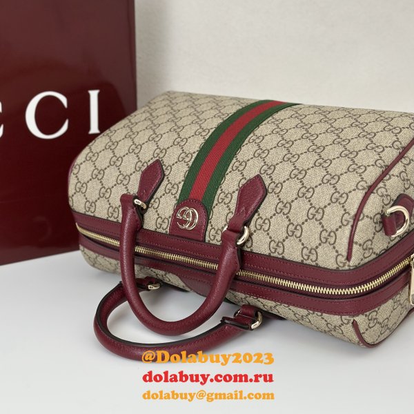 Gucci Wholesale 836824 Ophidia Large Boston Bag