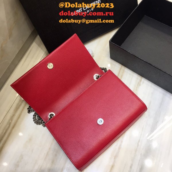 Saint Laurent 20CM Vicky Quilted Shoulder Bag