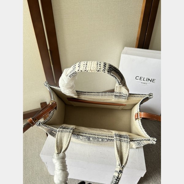 Wholesale Celine CABAS SMALL Canvas Tote Bag