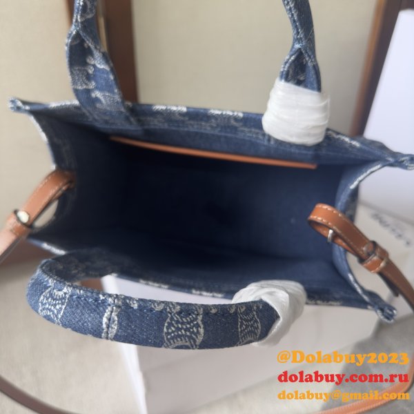 Wholesale Celine CABAS SMALL Canvas Tote Bag