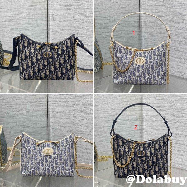 Christian Dior Montaigne Shoulder Oblique Jacquard 5268 Bag