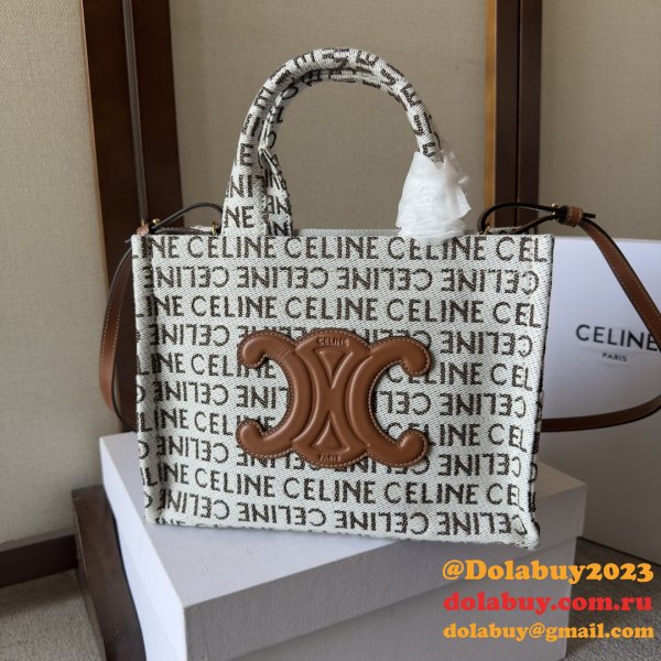 Wholesale Celine CABAS SMALL Canvas Tote Bag